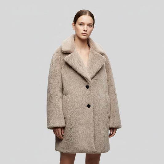 Oversized Teddy Coat for Women
