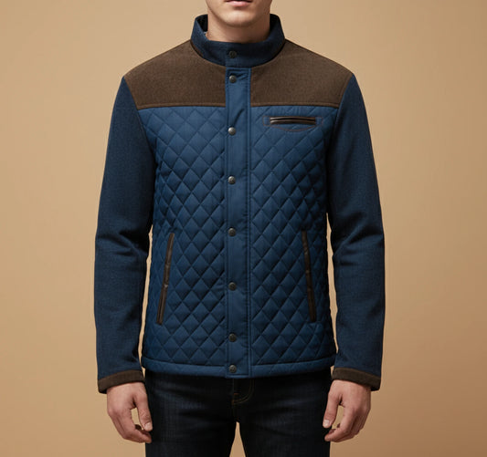 Quilted Casual Jacket for Men