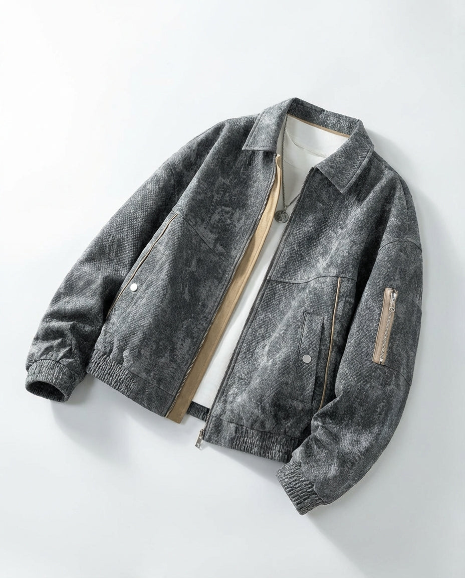 Image of Randall | Men's Full Zip Bomber Jacket