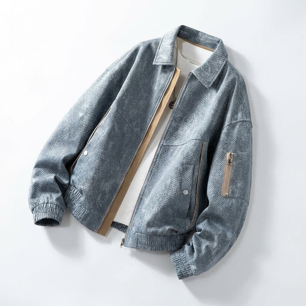 Image of Randall | Men's Full Zip Bomber Jacket