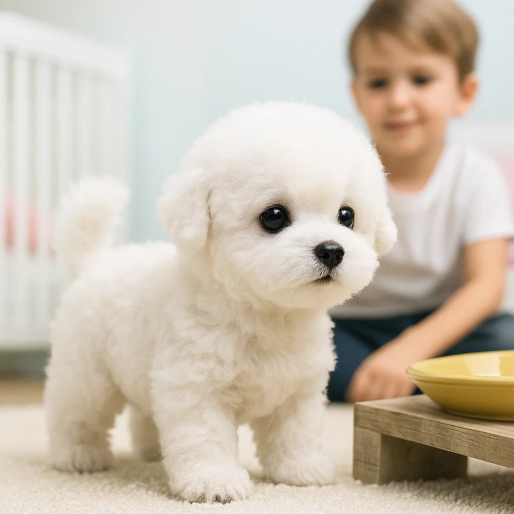 Realistic Interactive Plush Puppy Toy