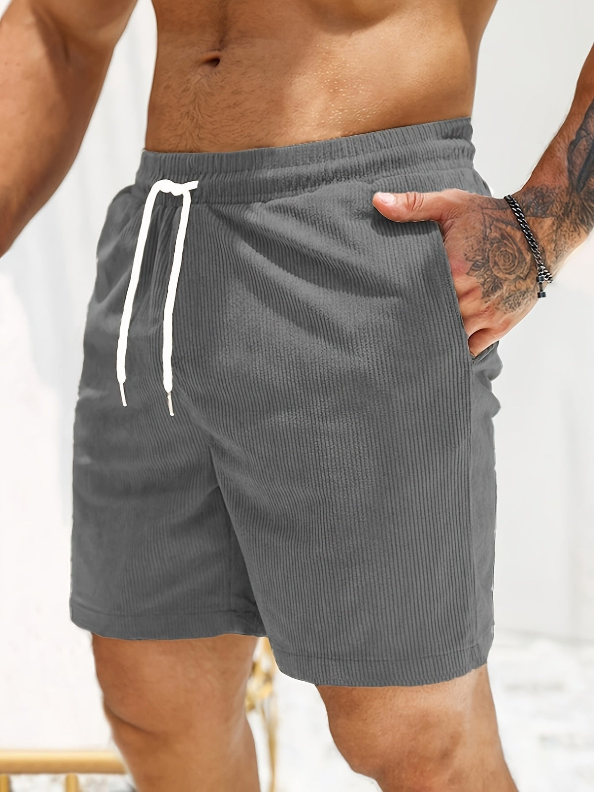 Image of Reed | Men's Drawstring Relaxed Fit Shorts