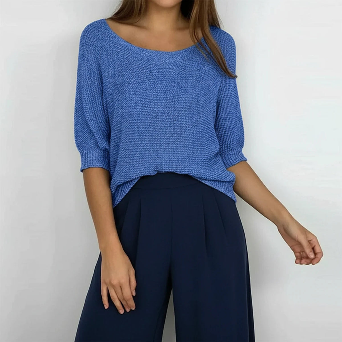Relaxed Fit Sweater for Women AI replaced image