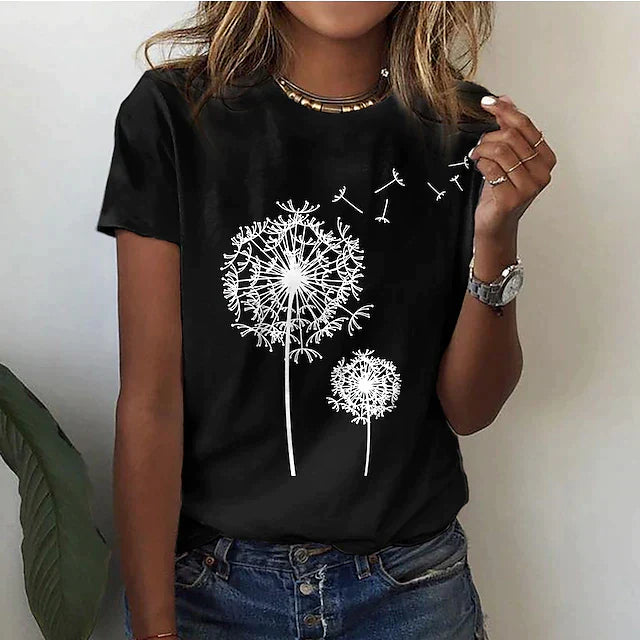 Image of Rhonda | Women's Graphic Crew Neck T-Shirt