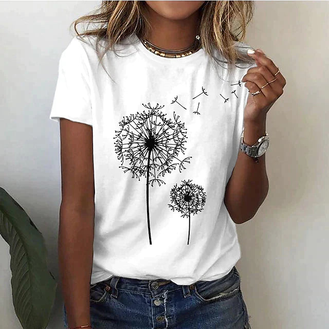 Image of Rhonda | Women's Graphic Crew Neck T-Shirt