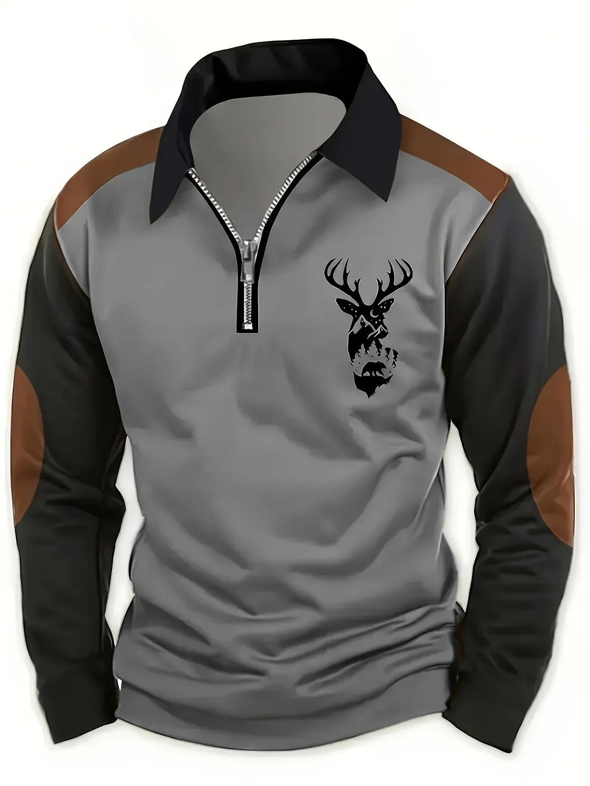 Image of Richard | Men's Half Zip Pullover Sweater