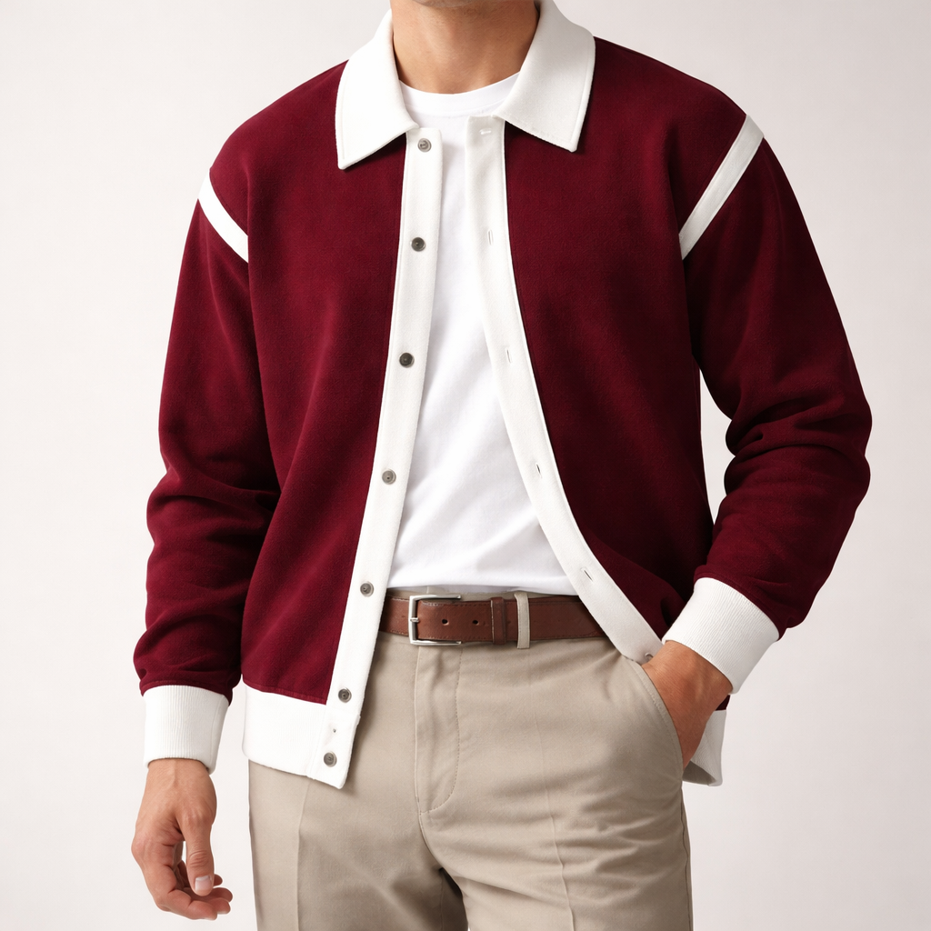 Image of Robin | Men's Button-Down Varsity Jacket