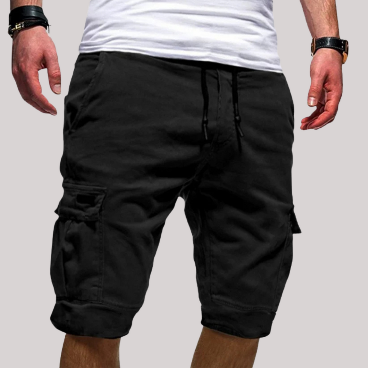 Image of Robin | Men's Cargo Drawstring Shorts