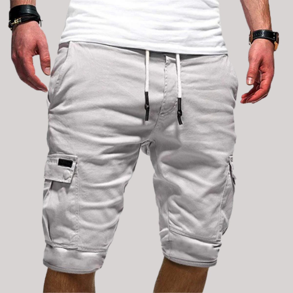 Image of Robin | Men's Cargo Drawstring Shorts