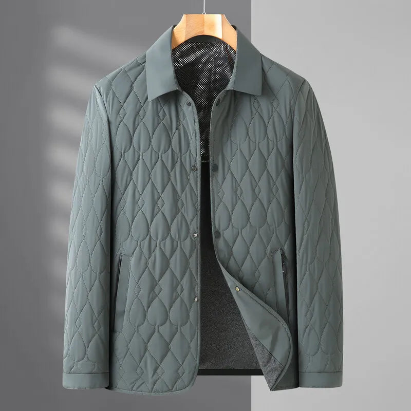 Image of Ronnie | Men's Quilted Button-Down Jacket