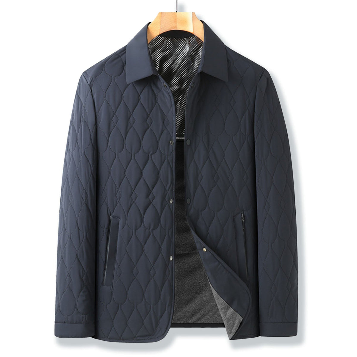 Image of Ronnie | Men's Quilted Button-Down Jacket