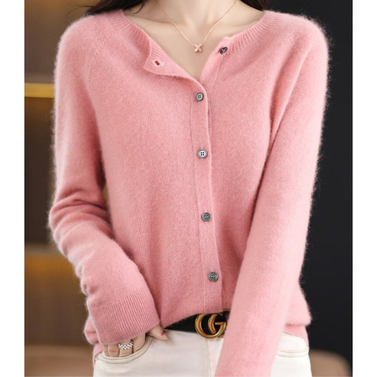 Image of Rosemary | Women's Button-Down Fitted Cardigan