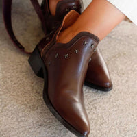 Rosemary | Women's Studded Cutout Ankle Boots