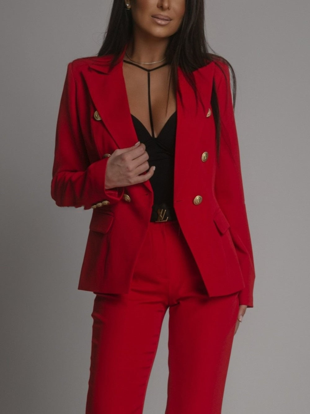Image of Ruby | Women's Double Breasted Blazer Set