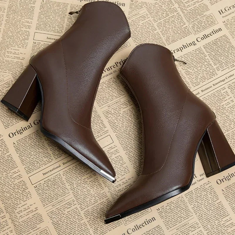 Image of Sabrina | Women's Block Heel Ankle Boots