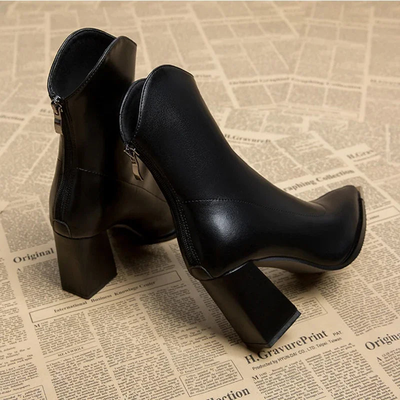 Image of Sabrina | Women's Block Heel Ankle Boots