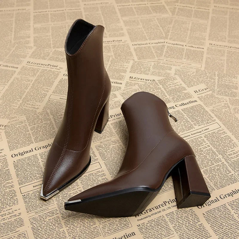 Image of Sabrina | Women's Block Heel Ankle Boots
