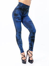 Sally | Women's High-Waisted Distressed Leggings
