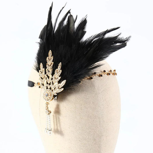 Bel Hills Dianna Feather Headband | Vintage & Stylish
