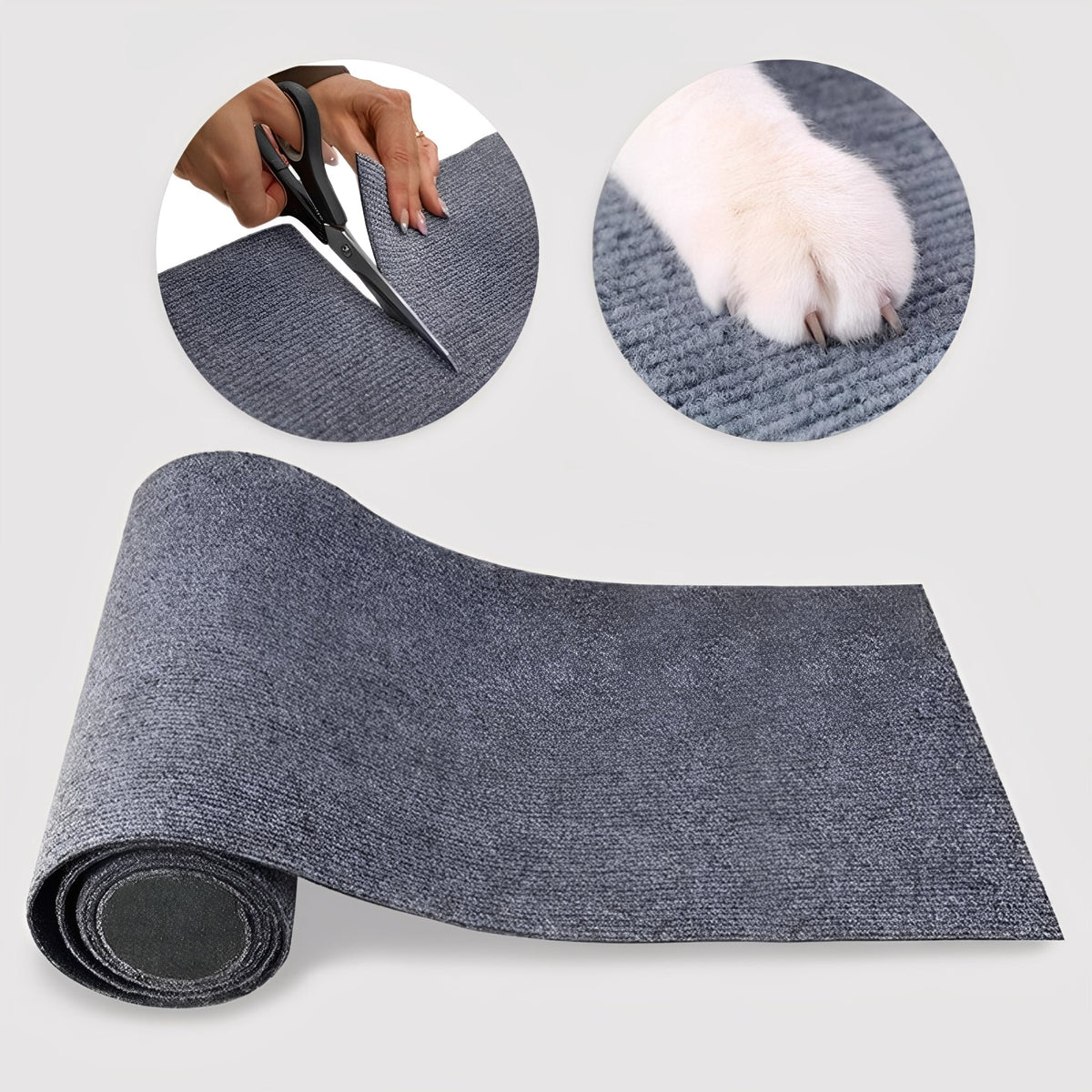 Self-Adhesive Cat Scratch Mat Furniture Protector Pad