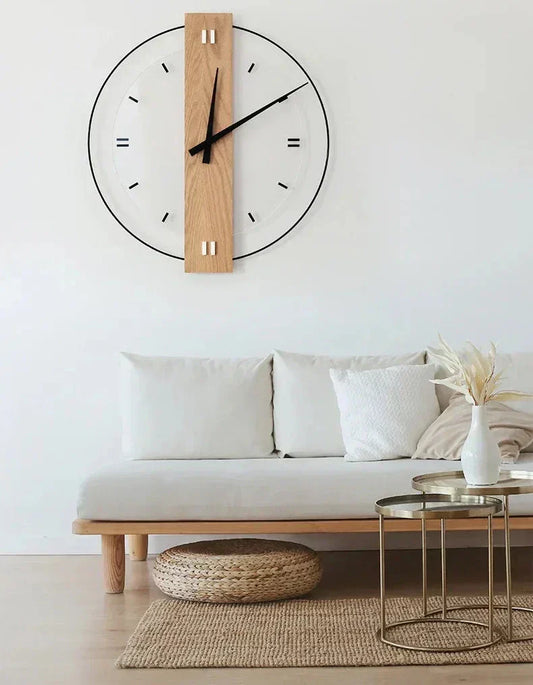 SilentOak | Silent Wall Clock Made of Wood
