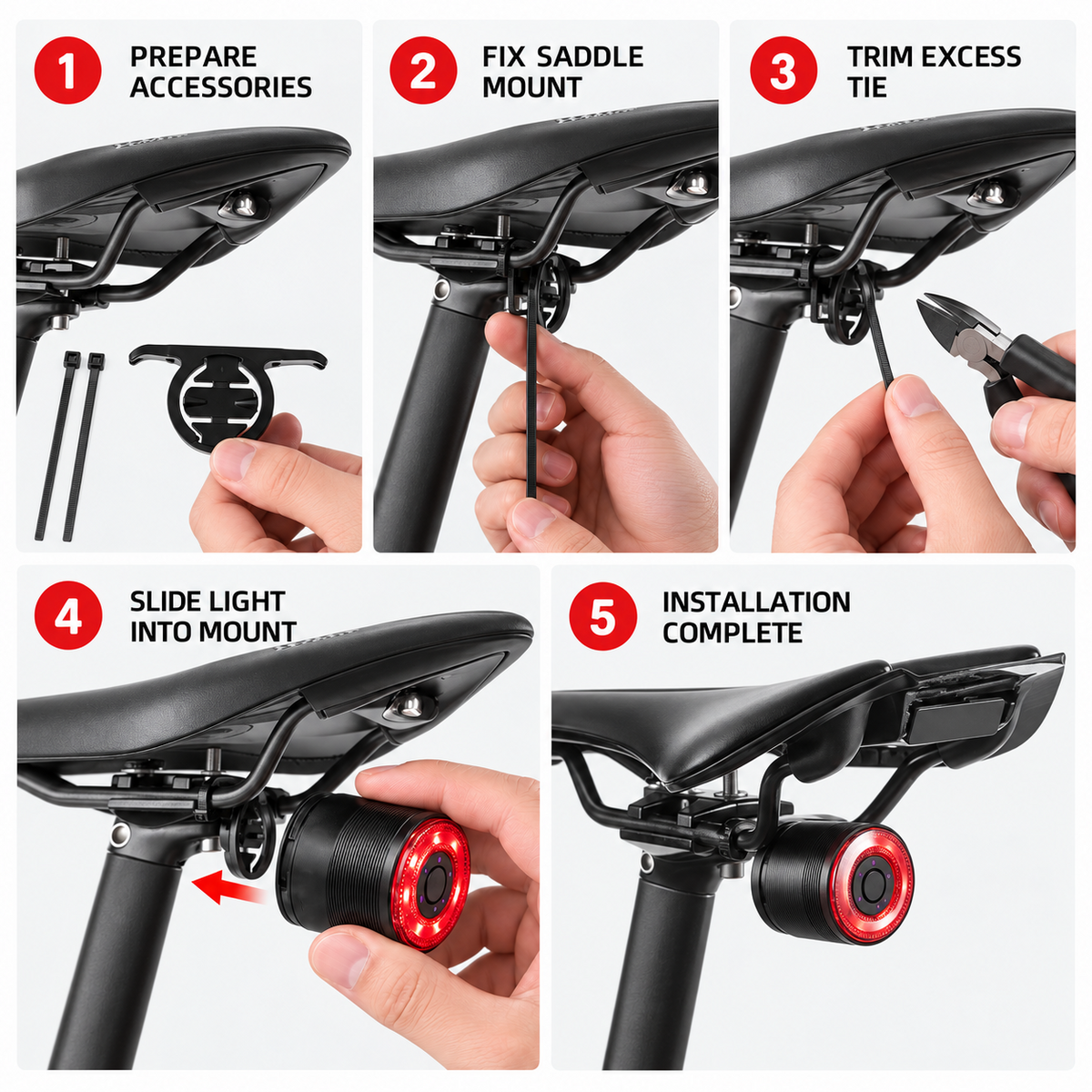 Smart Automatic Rear Bike Light
