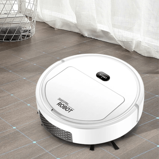 Smart Robot Vacuum for Automated Deep Cleaning & Air Purification