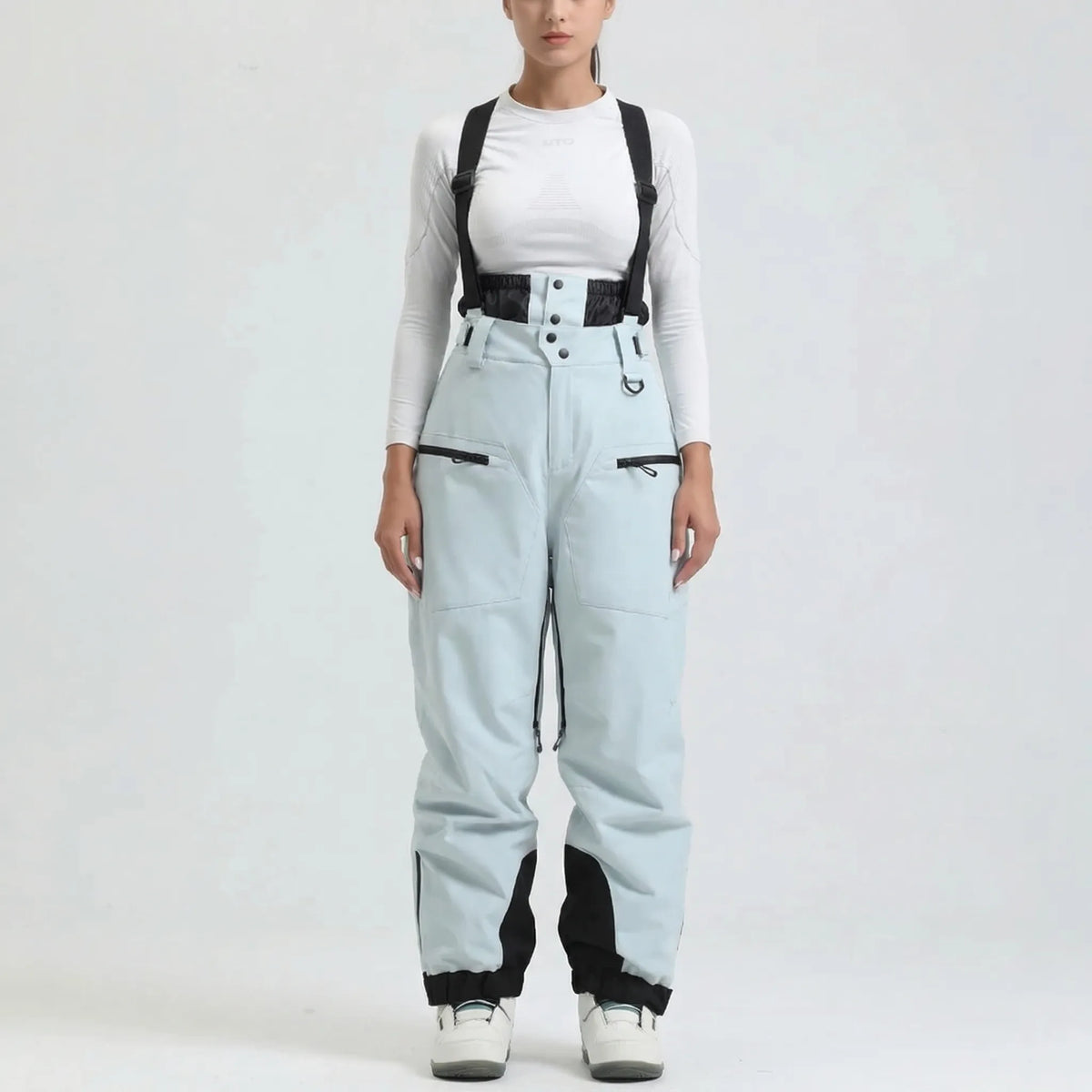 Snow Pants with Adjustable Suspenders