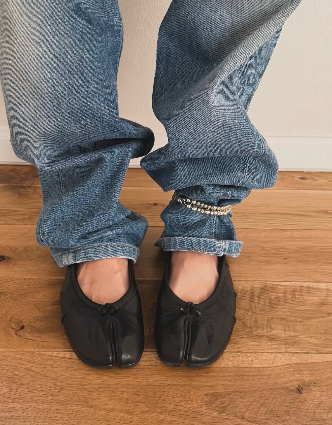 Split-Toe Vegan Leather Mules