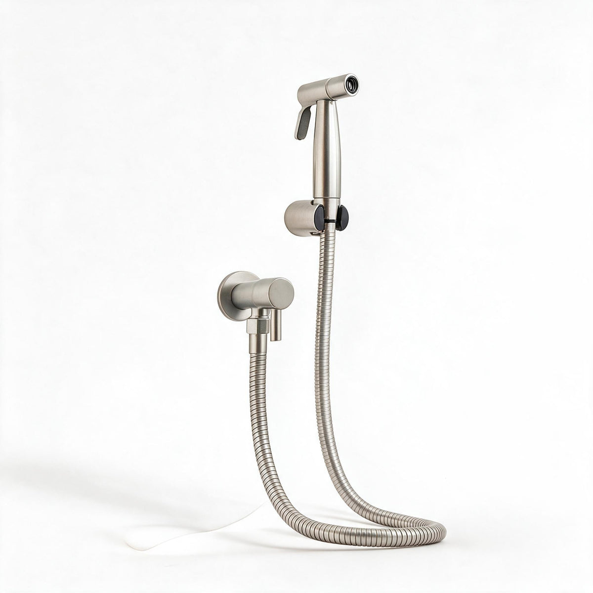 Stainless Steel Handheld Bidet Sprayer – Toilet Spray with Wall Bracket