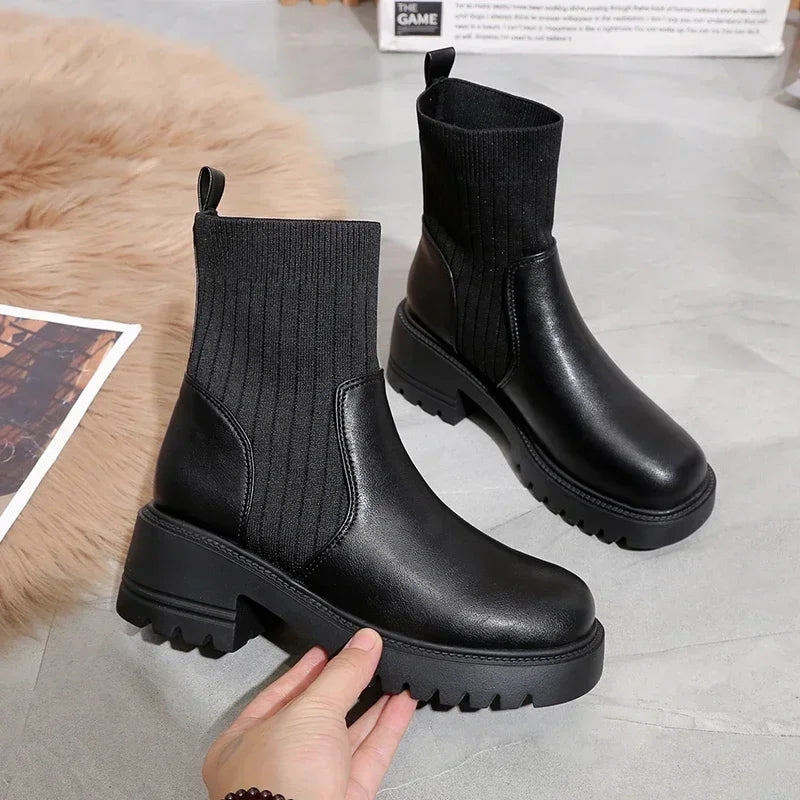Image of Summer | Women's Platform Lug Sole Ankle Boots