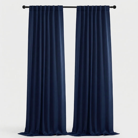 Thermal Insulated Rod Pocket Curtain Panels