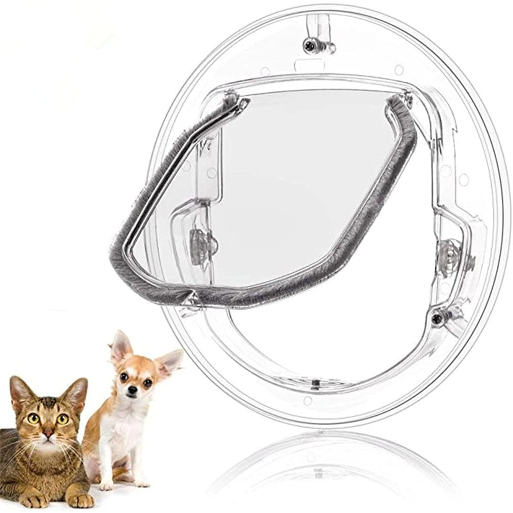 Transparent Pet Flap for Access Control