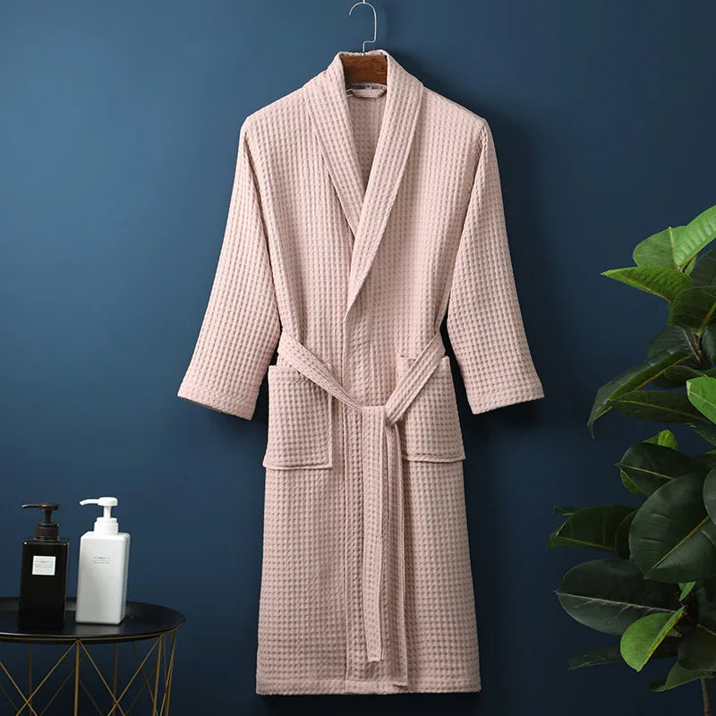 Unisex Classic Cut Bathrobe with Pockets
