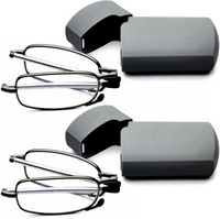 Unisex Folding Reading Glasses with Case - Portable Design
