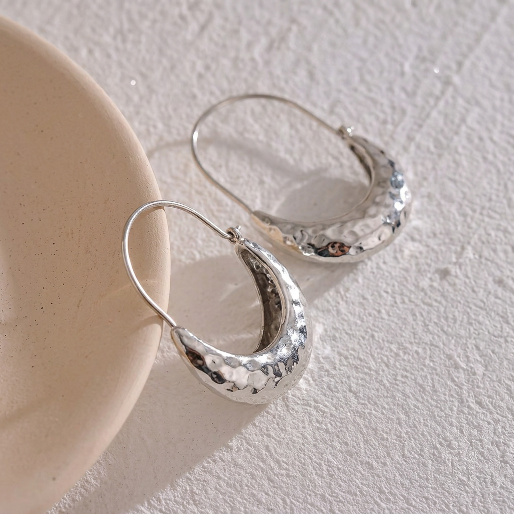 Vintage Gold Basket Earrings
