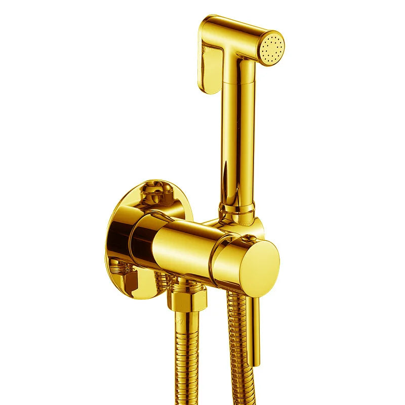 Wall-Mounted Bidet Spray Faucet Set