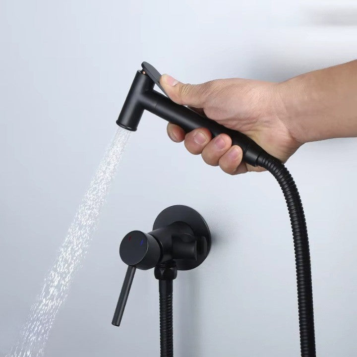 Wall-Mounted Bidet Spray Faucet Set
