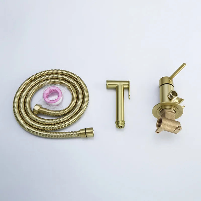 Wall-Mounted Bidet Spray Faucet Set