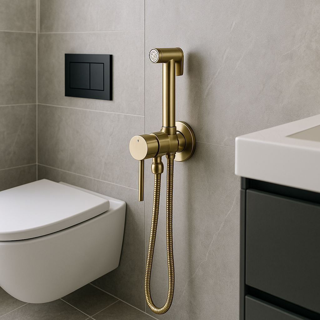 Wall-Mounted Bidet Spray Faucet Set