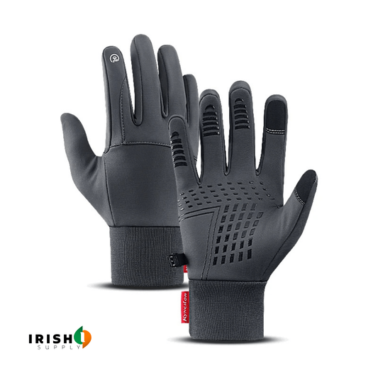 Waterproof Winter Cycling Gloves with Touchscreen Fingers, Thermal Grip and Windproof Cuffs