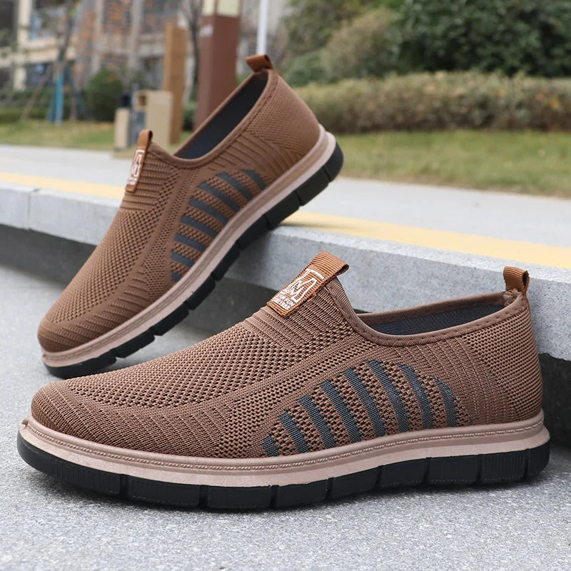 Image of Wesley | Men's Slip-On Knit Sneakers