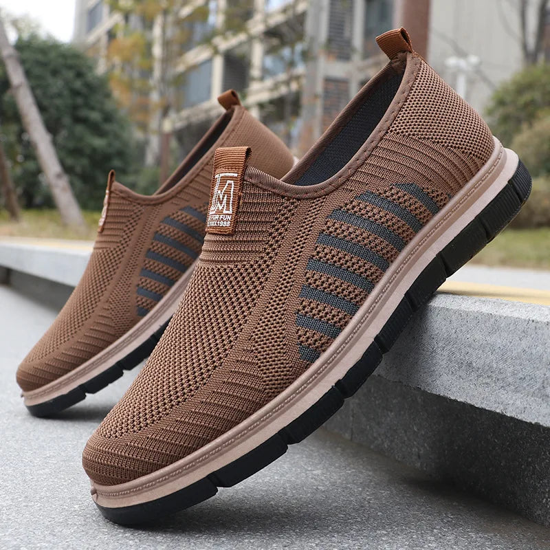 Image of Wesley | Men's Slip-On Knit Sneakers