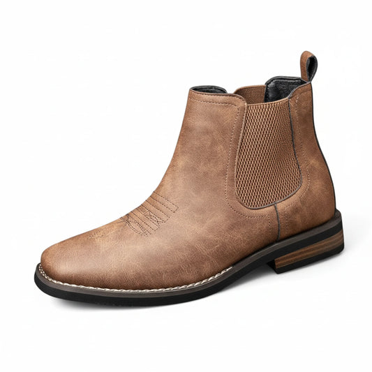 Western Inspired Ankle Boots for Men