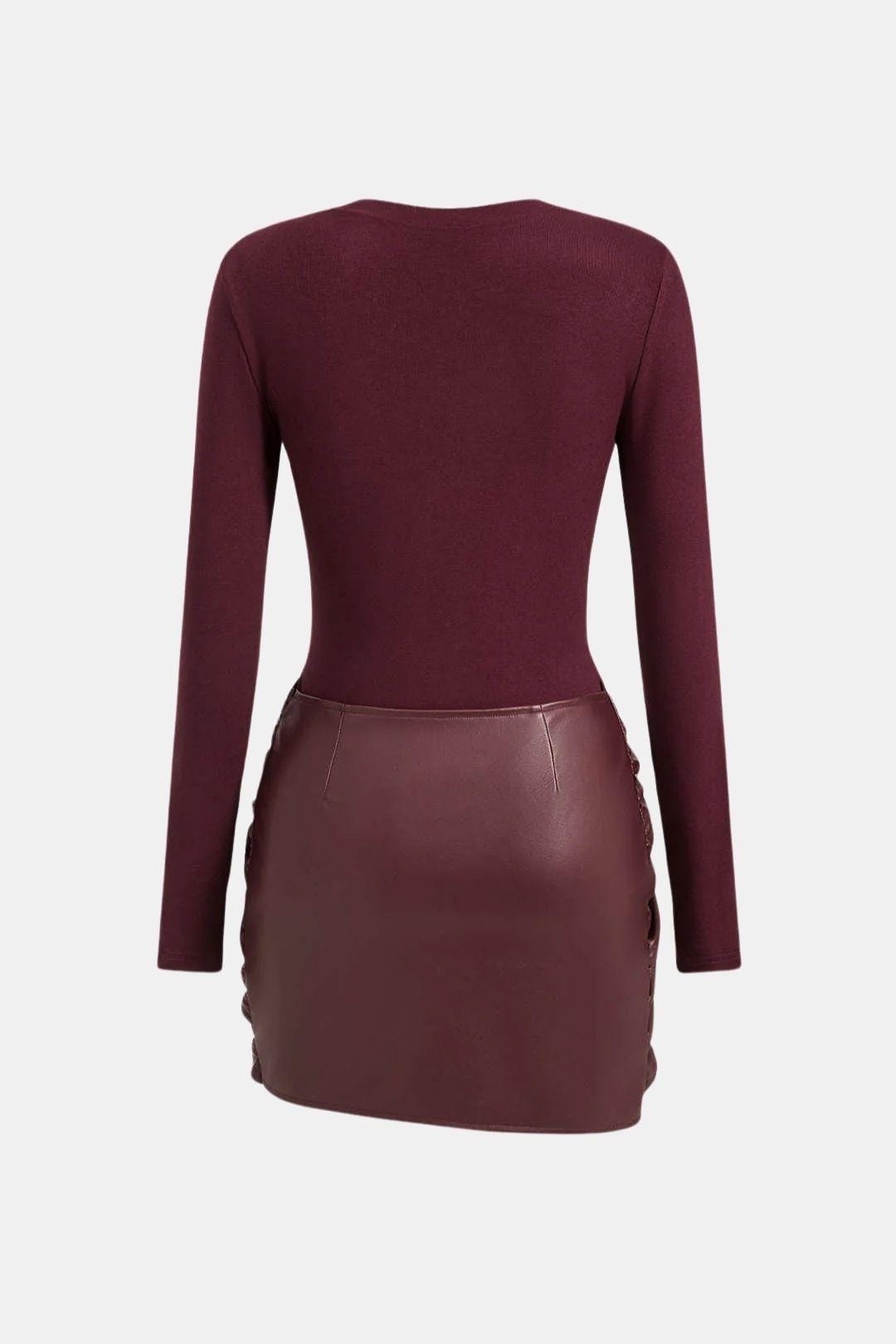 Image of Whitney | Women's Long Sleeve Bodycon Mini Dress