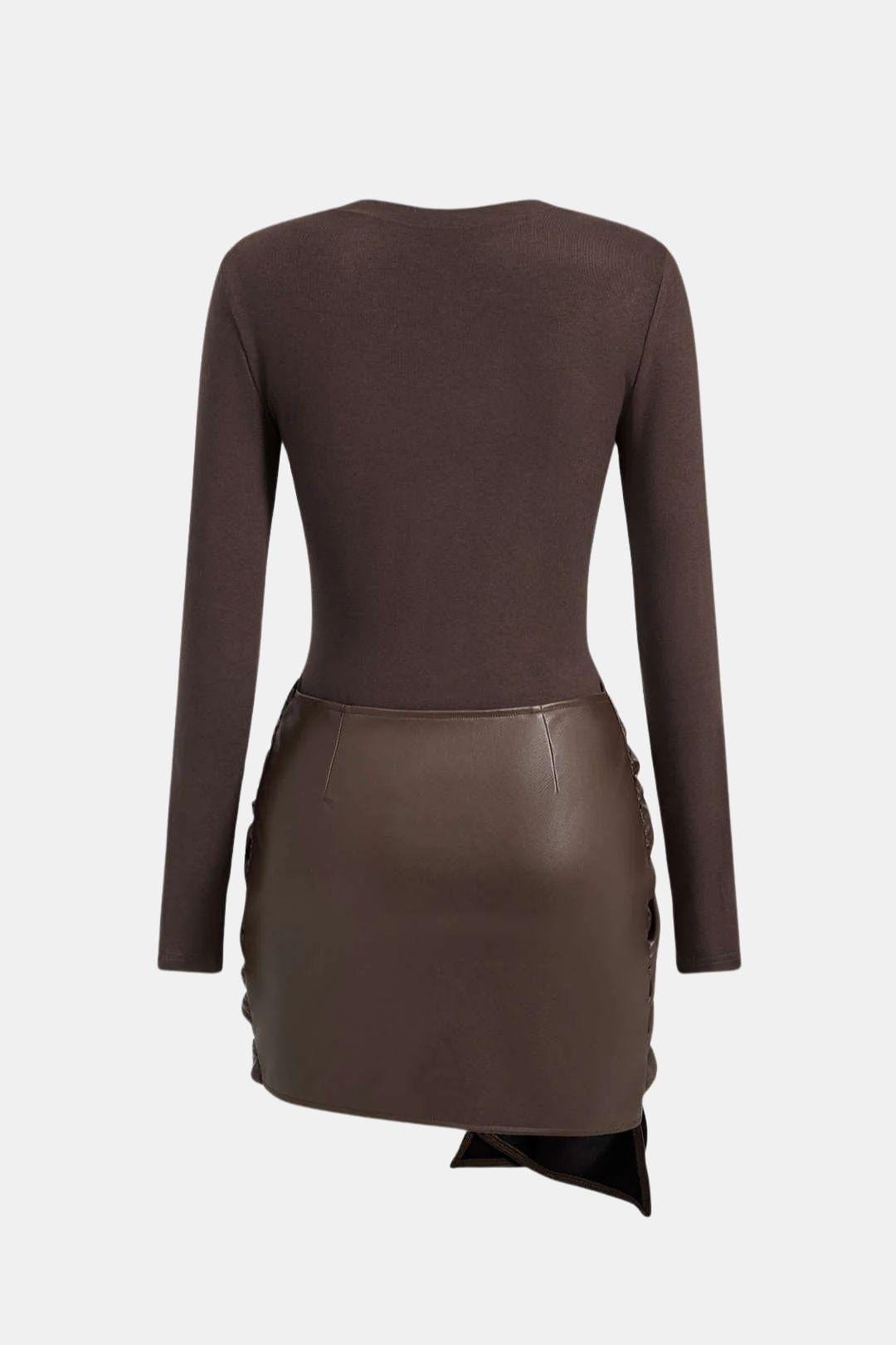 Image of Whitney | Women's Long Sleeve Bodycon Mini Dress