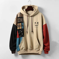 Wilbur | Men's Patchwork Pullover Hoodie