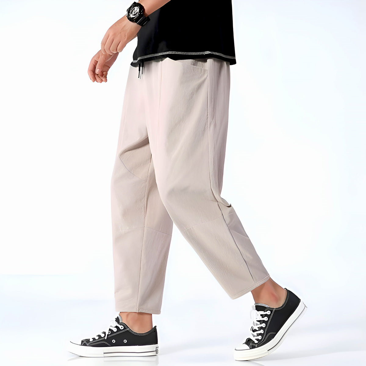 Image of William | Men's Cropped Drawstring Pants