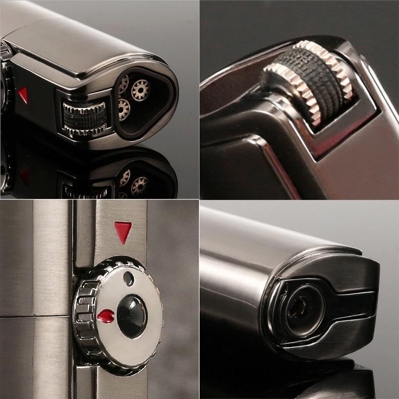 Windproof Triple Jet Torch Lighter