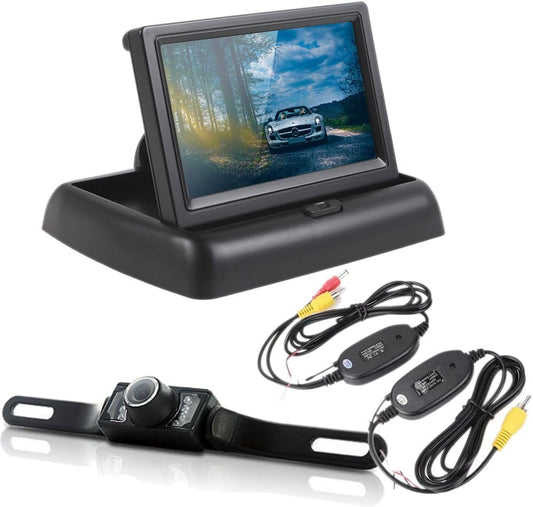 Wireless Backup Camera with 4.3" (10.9 cm) LCD Monitor – ParkSafe